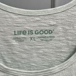 Life is Good Graphic Tank Womens Size XL Casual Summer Sunset Photo 2