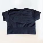 Aerie Offline by black cropped athletic seamless short sleeve shirt women's sz S Photo 1