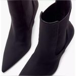 Good American High Kickstand Pointed Toe Neoprene Boots In Women’s Black Size 9 Photo 3
