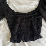 Urban Outfitters Black outfitter top with bell sleeves Photo 3