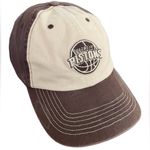 47 Brand Detroit Pistons Hat Fitted Cap 47 NBA Basketball Y2K Vintage Brown Unisex OS Photo 1