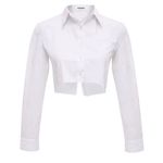 Cropped button up shirt Photo 1