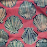 Simply Southern NEW Pink Blue Shell Print Spaghetti Strap Nightgown Small Photo 4