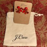 J.Crew New orange  stud flower earrings🦊🦊🦊 Photo 1