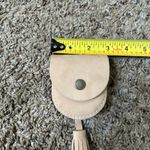 Portland Leather Goods Dragon Bone beige nubuck suede tassel nimbus pouch Photo 5