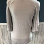 Halogen NWT Batwing Soft Girly Taupe Top Comfy Photo 5