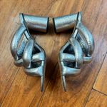 Rebecca Minkoff Amandine High-Heel Slide Sandals in Metallic Silver 7 Photo 3