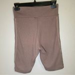 Adidas ribbed high waist biker shorts women’s size small Photo 5