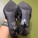 On 34th Baeley Womens Striped Knit Slingback Sandals Heels Black Size 6 Photo 5