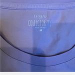 j crew collectors tee lavender embroidered purple ribbon rose top sz m nwot Size M Photo 2