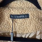 Zaful Cozy Tan Teddy Jacket SZ:L Photo 5
