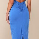 Lulus NWOT Brilliant Elegance Blue Off Photo 1