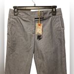 Robert Graham  Tess Pinstripe Cotton Pants, Blue Grey, size 4 Photo 1