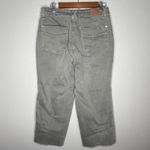 Judy Blue  Cropped Straight Jeans Raw Hem Sage Green 16W Stretch Earthy Boho Photo 1