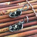 Premier Designs Pierced Silver Tone Earrings Photo 3