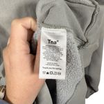 Aritzia TNA Women’s Oversized Boyfriend Fleece Hoodie Grey Size 2 (M) Photo 3