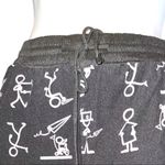 Indero brand black stick men design joggers! Size undefined Photo 2