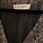 Lucky Brand Floral Paisley Lurex V-Neck Dress L Photo 2