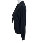 Tops Lagence Josilyn Lace Up Sweatshirt Black Top Women’s Size XS Photo 5