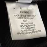 AREA Asymmetrical‎ Crystal Halter Mini Dress Black Size 2 NWT Photo 9