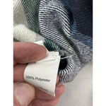 SheIn Womans Shirt Jacket Medium Multicolor Plaid Flannel Button Front Photo 3