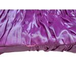 Mac Duggal  NWT Mesh Deep V-Neck Ruched Mini Dress in Candy Pink Size 2 Photo 2