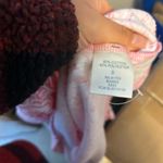 Blair  Pink and White Swirl Pointelle Henley Tee Photo 2