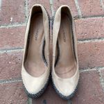 Rebecca Minkoff  Leather Tan/Black Dot Pumps size 6 Photo 1