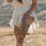 Love Shack Fancy  Natasha Dress in Sandy Fields XS‎ Photo 0