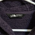 The North Face purple Campshire sherpa fleece pullover hoodie women’s size small Photo 6