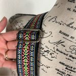 BOHO Paisley & Fringe Crossbody Tote Bag Blue Photo 4