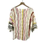 Sundance  Sweater Womens Small Open‎ Knit Short Sleeve Pullover Colorful Crochet Photo 1