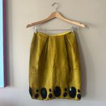 Zac Posen Chartreuse Embellished Pencil Skirt Size 0 Photo 1