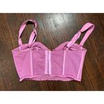 Oh Polly  Pink Corset Crop Top Size 6 Photo 1