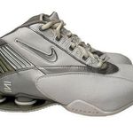 Nike Vtg 2003  SHOX STATUS TB WHITE METALLIC SILVER CHROME BB4 VC 306705-10 Photo 0