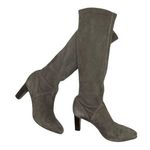 Cole Haan  Women's Nike Air Gray Suede Stacked Heel Tall Boots Size 8B Photo 0