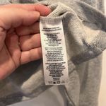 Calvin Klein  Jeans Women’s Size Small Gray‎ Sweatshirt Cropped Long Sleeve Boxy Photo 5