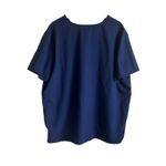 Scrubstar Women Scrub Top 2X Navy Medical Uniform Nurse Workwear Dental Casual Purple Photo 1