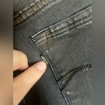Levi's Stretchy Legging Jeans Metallic Gold Glitter Black Denim Grunge Sz 11/30 Photo 12