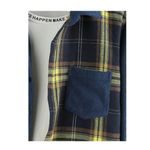 Zaful NWT Womens Corduroy Shirt Plaid Boyfriend Oversized Button Down with Pockets SM Photo 2