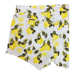 L'Agence Womens Audrey Mid Rise Shorts | Ivory/Yellow Lemons Size 23 | NWT Photo 9