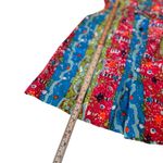 Dreams Vintage 80s NWT Cotton Romper Small Abstract Neon Print Button Playsuit Pink Photo 11