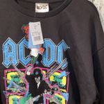 NWT AC/DC blow up your video graphic crewneck pullover sweatshirt Size L Photo 2