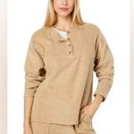 Madewell  MWL Set Cozybrushed Henley top long sleeve sweatpants vincent beige Photo 10