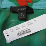 J.Crew NWT Pleated A-Line Midi in Purple Green Confetti Floral Print Skirt 6 Photo 3