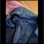 LF Faux Leather trim button up fashion blazer Photo 4