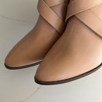 DV by Dolce Vita Drako Strapy Ankle Boots 8 Tan Booties Stacked Heel Vegan Photo 10