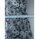 Brooks Brothers Black White Houndstooth Floral Print Knee Length Shift Dress 6 Photo 8