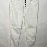 Amuse Society White Skinny Jeans Button Fly Sz 26 Photo 0