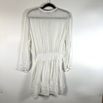 Rails  Women's Large Jasmine Linen Dress in White Lace‎ Vacation Coastal Beach Photo 6